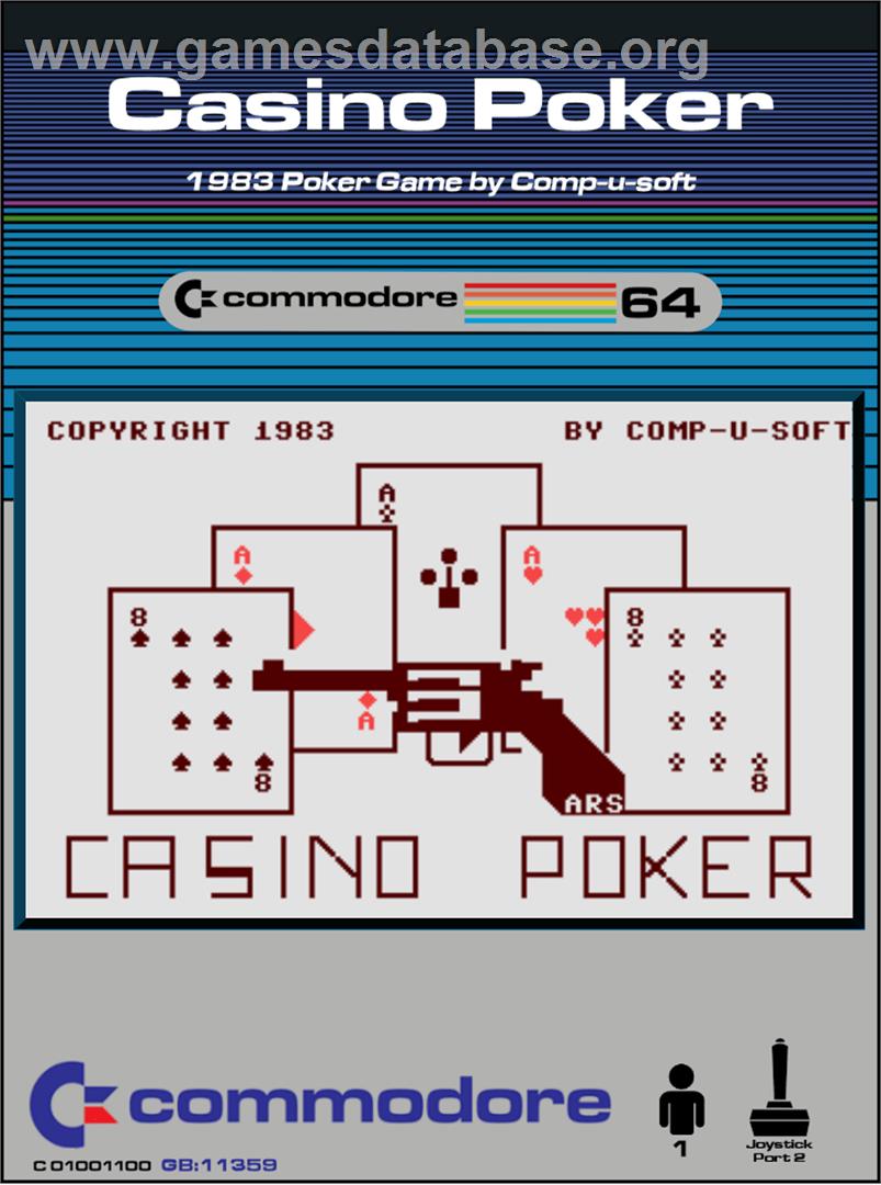 Casino Poker - Commodore 64 - Artwork - Box
