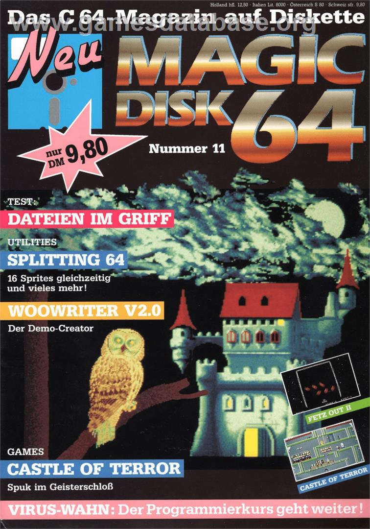 Castle of Terror (CP Verlag) - Commodore 64 - Artwork - Box