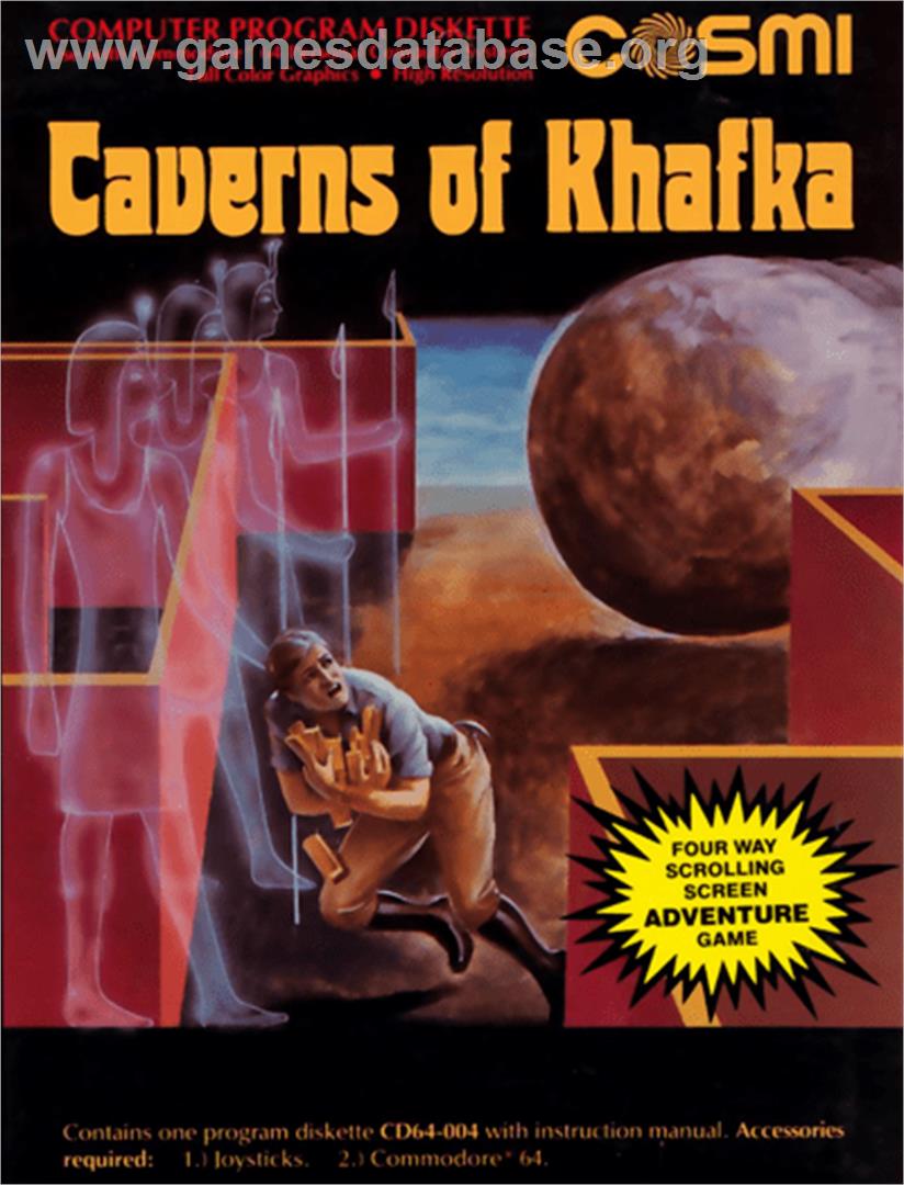 Caverns of Khafka - Commodore 64 - Artwork - Box