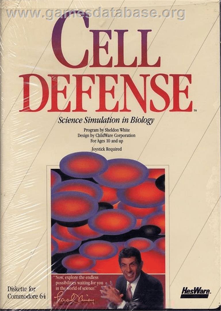 Cell Defense - Commodore 64 - Artwork - Box
