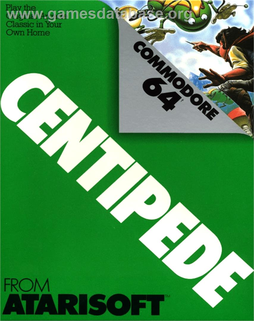 Centipede - Commodore 64 - Artwork - Box