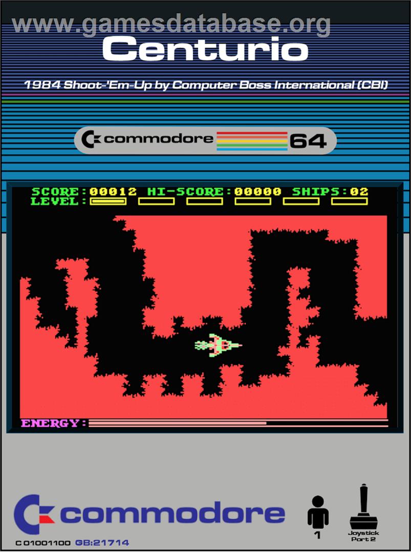 Centurio - Commodore 64 - Artwork - Box