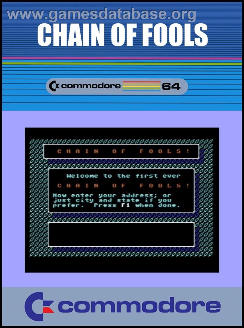 Chain Of Fools - Commodore 64 - Artwork - Box