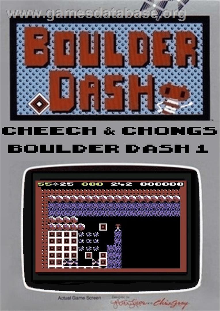Cheech And Chongs Boulder Dash 1 - Commodore 64 - Artwork - Box