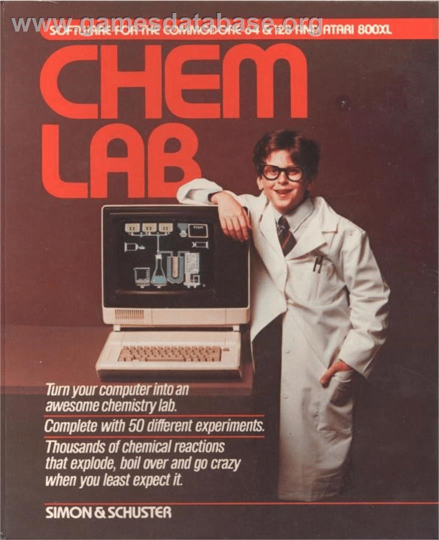 Chem Lab - Commodore 64 - Artwork - Box