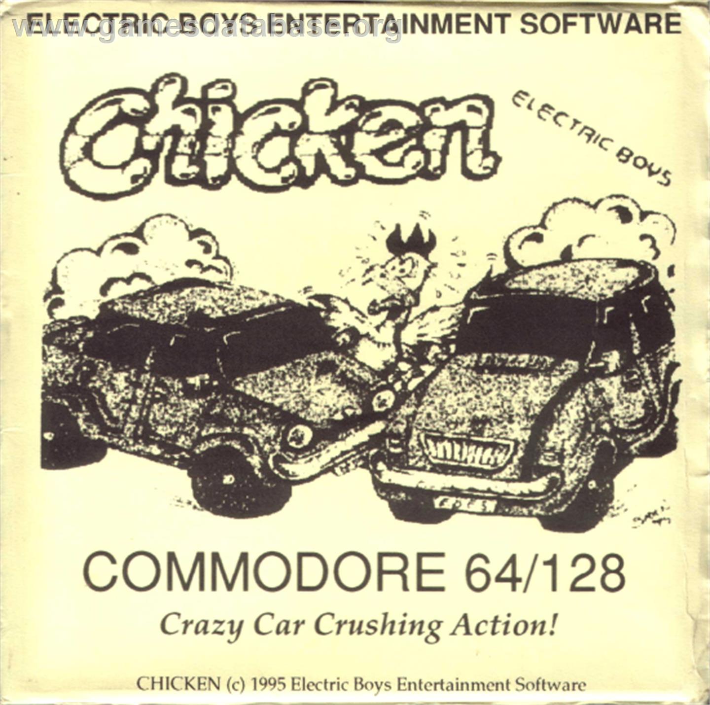 Chicken - Commodore 64 - Artwork - Box