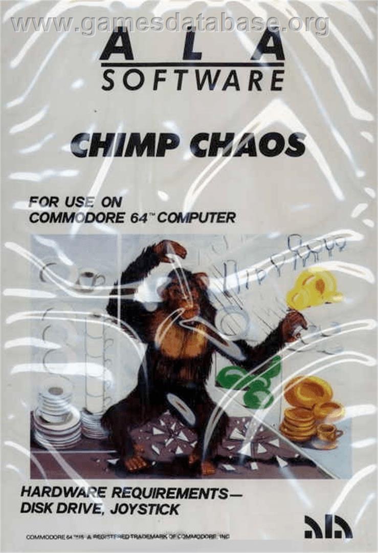 Chimp Chaos - Commodore 64 - Artwork - Box