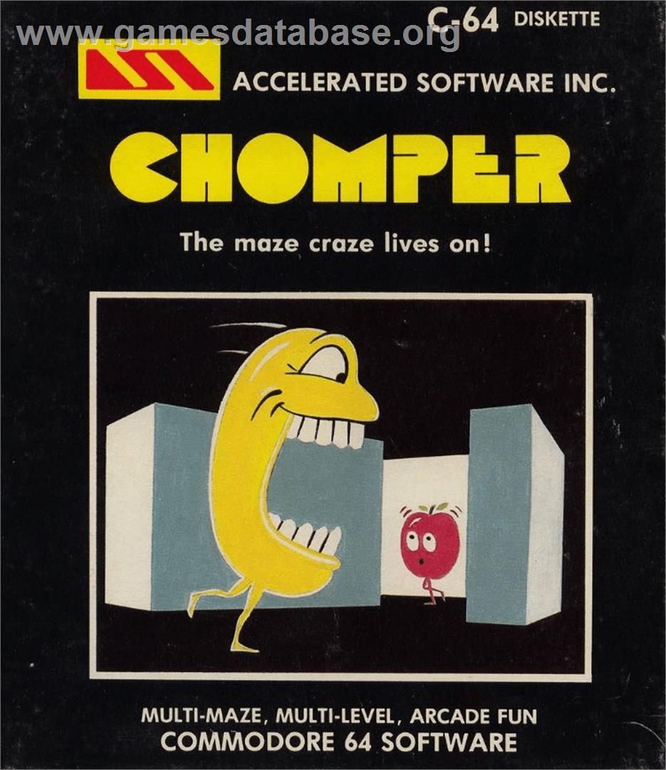 Chomper (ASI) - Commodore 64 - Artwork - Box