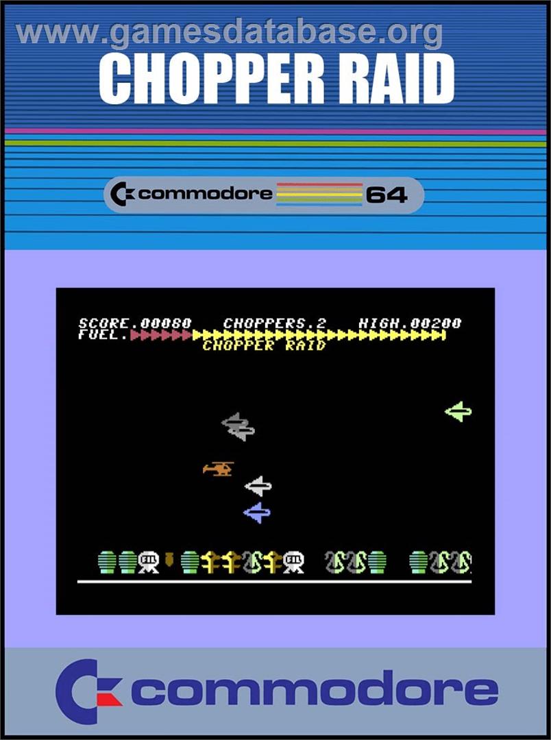 Chopper Raid - Commodore 64 - Artwork - Box