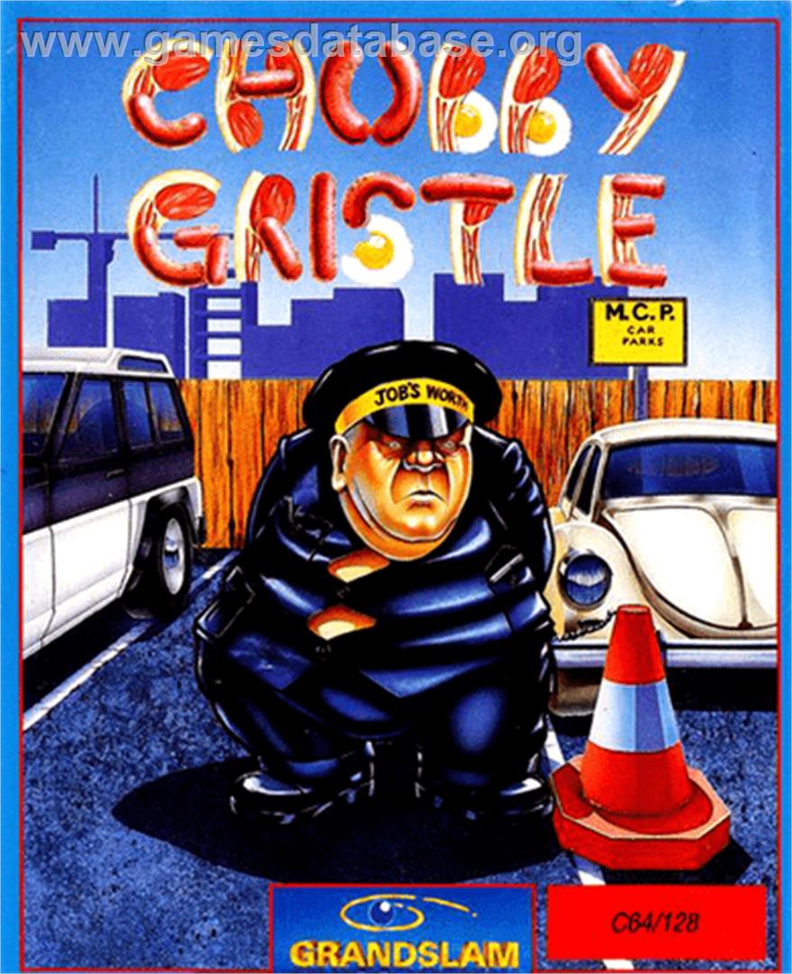 Chubby Gristle - Commodore 64 - Artwork - Box