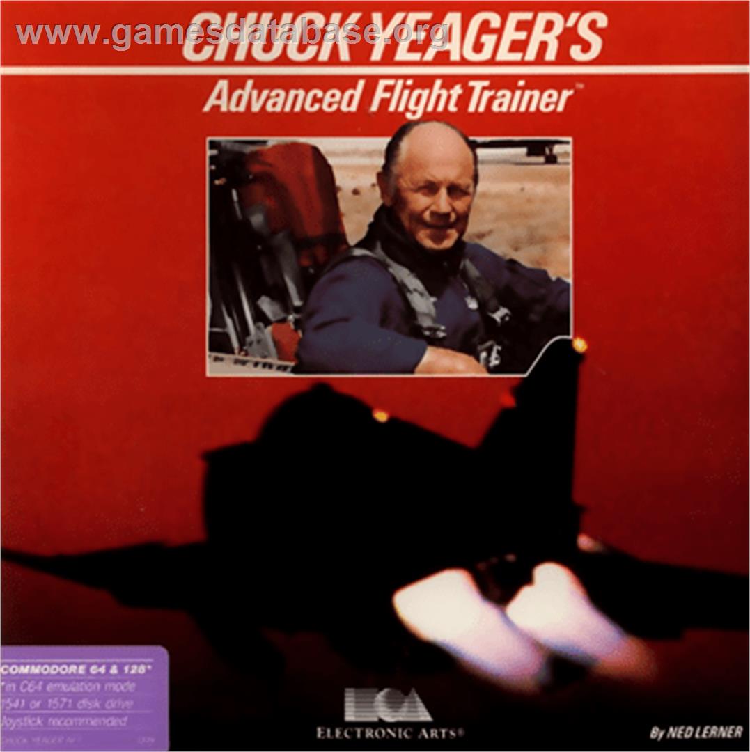 Chuck Yeager's Advanced Flight Trainer - Commodore 64 - Artwork - Box