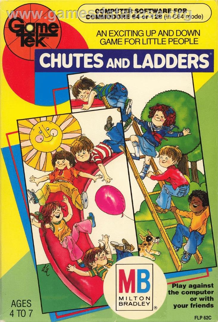 Chutes And Ladders - Commodore 64 - Artwork - Box