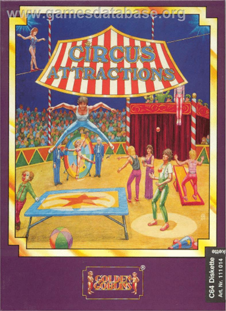 Circus Attractions - Commodore 64 - Artwork - Box