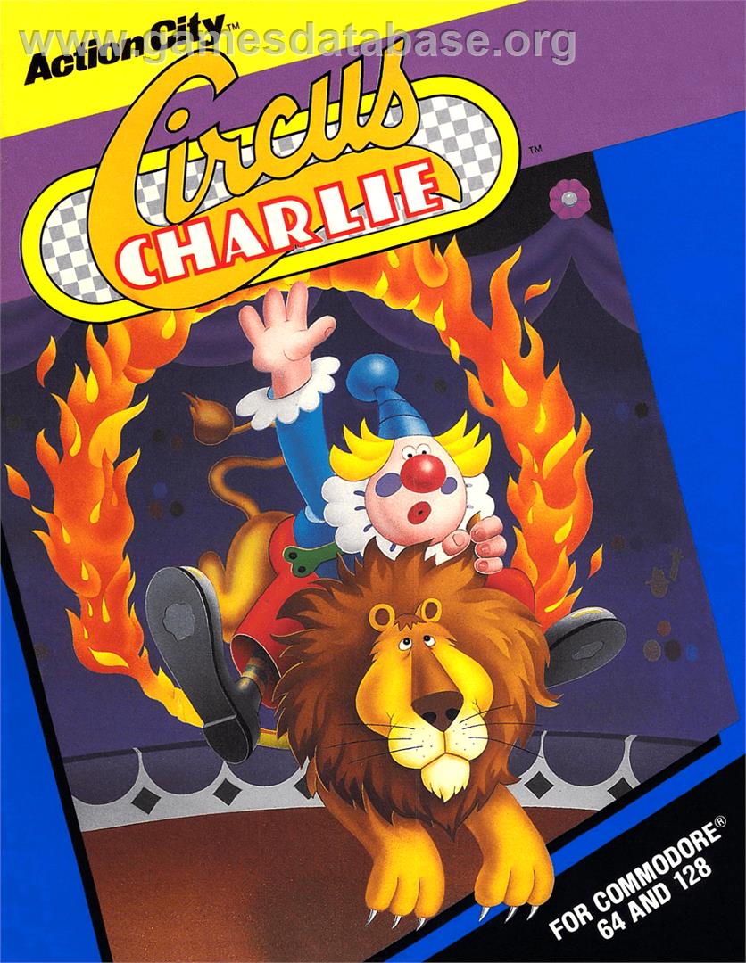 Circus Charlie - Commodore 64 - Artwork - Box