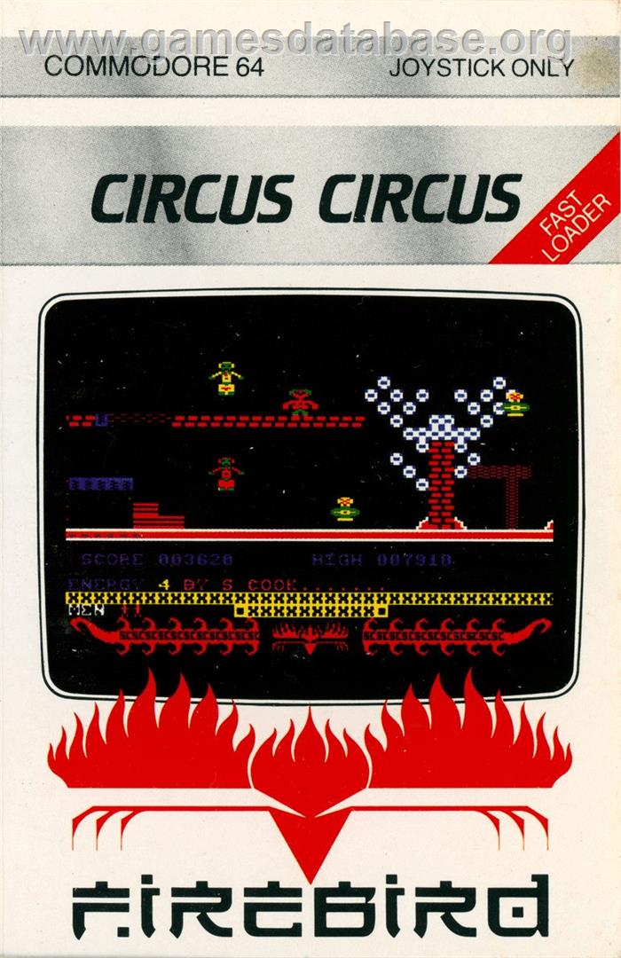 Circus Circus - Commodore 64 - Artwork - Box