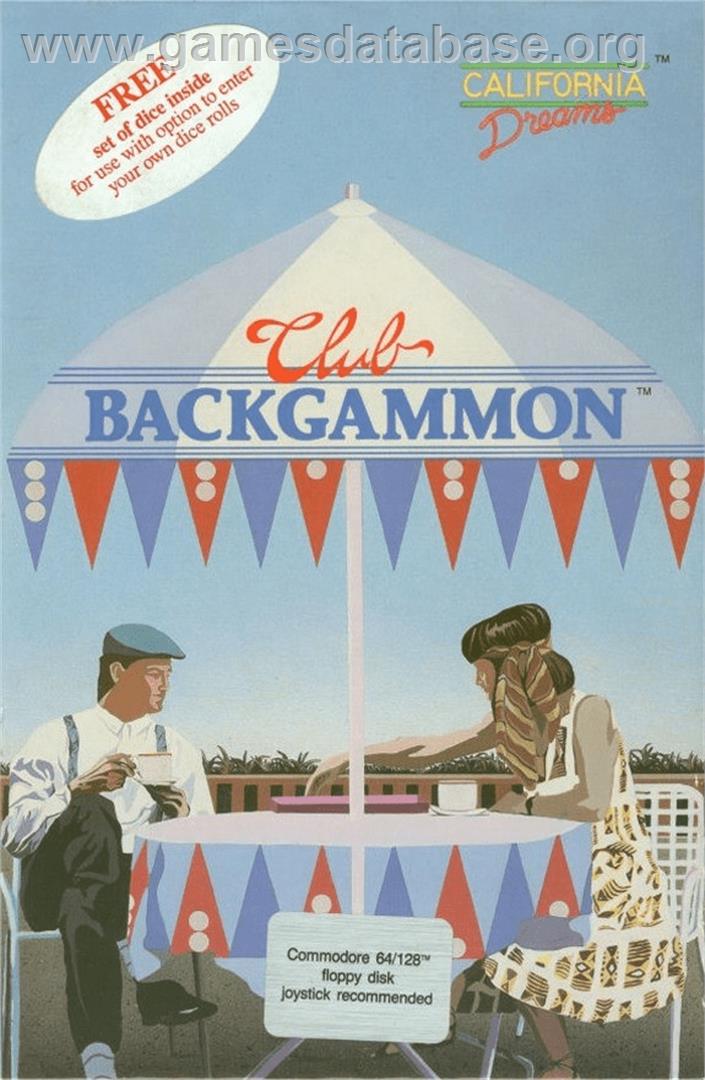 Club Backgammon - Commodore 64 - Artwork - Box
