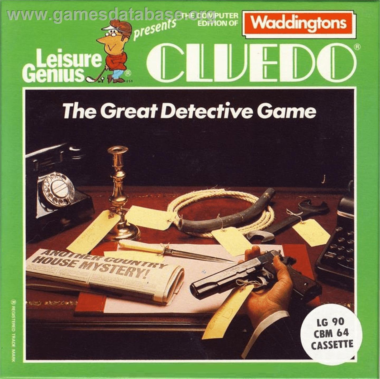 Cluedo - Commodore 64 - Artwork - Box