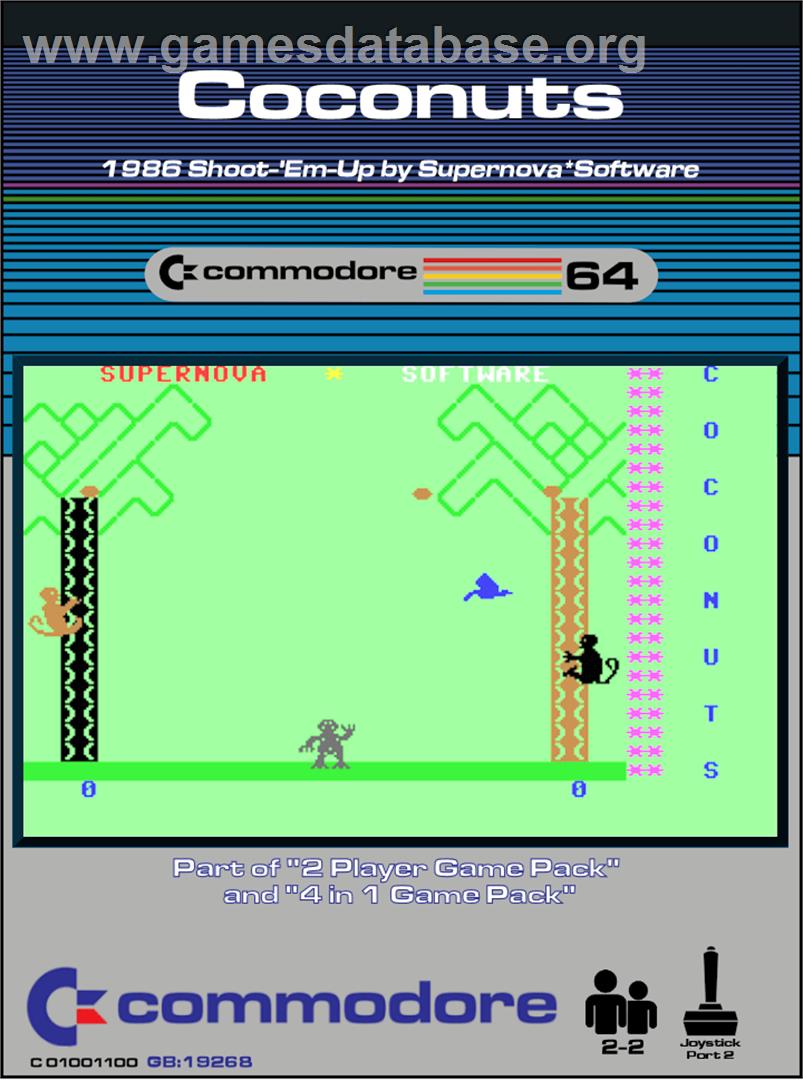 Coconuts - Commodore 64 - Artwork - Box
