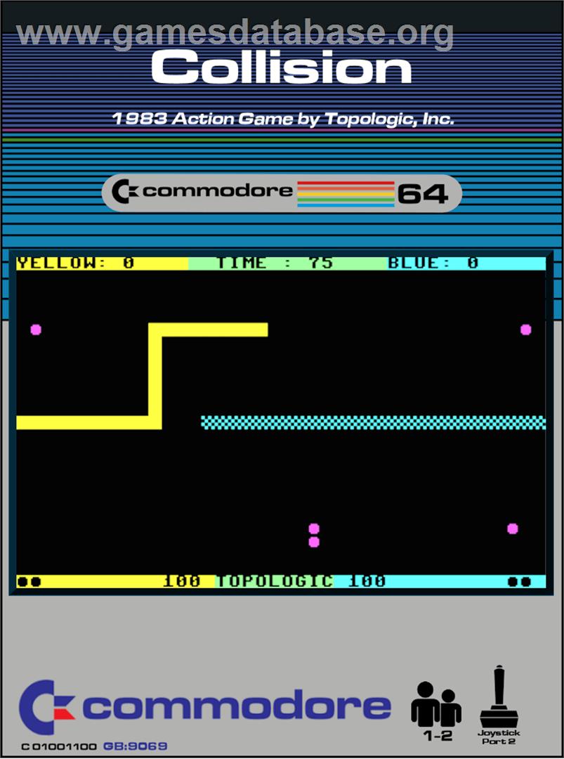 Collision (Elcomp Publishing) - Commodore 64 - Artwork - Box