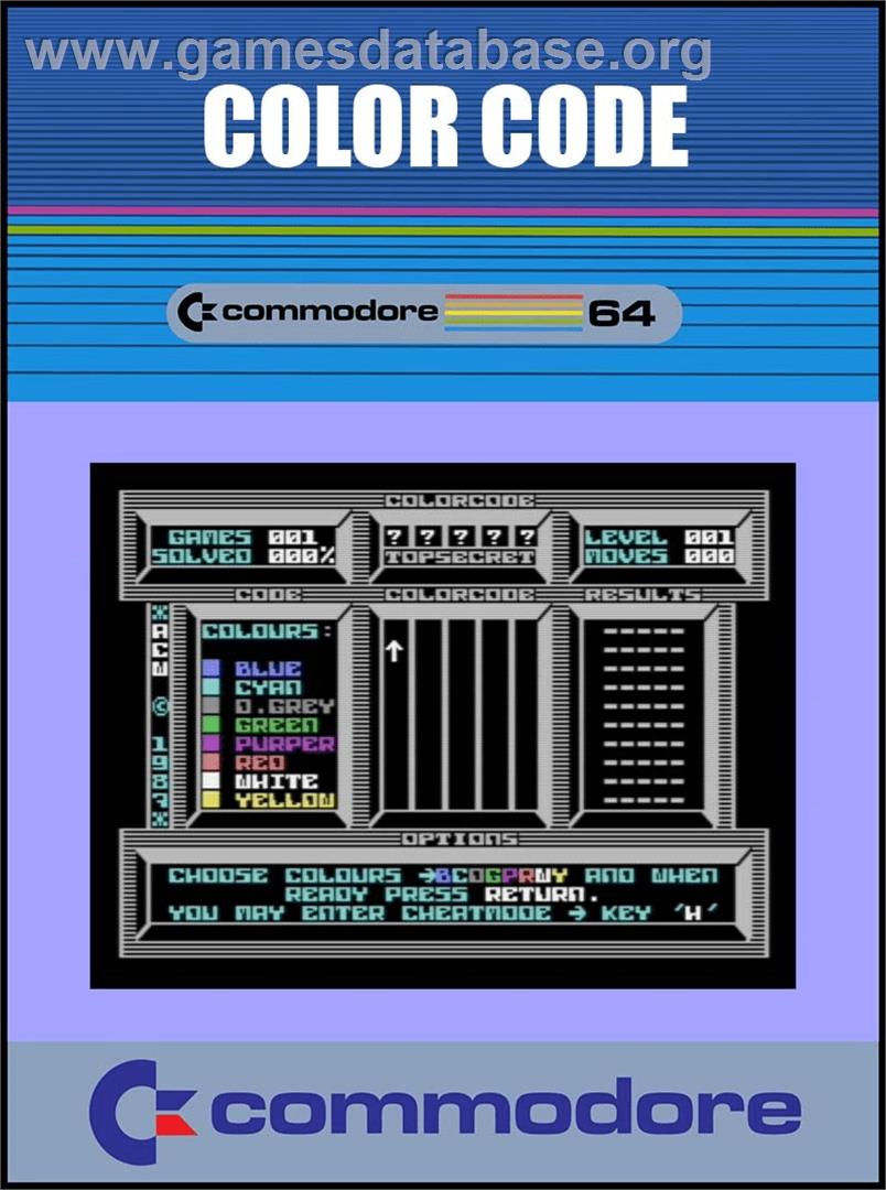 Color Code (ACW Software) - Commodore 64 - Artwork - Box