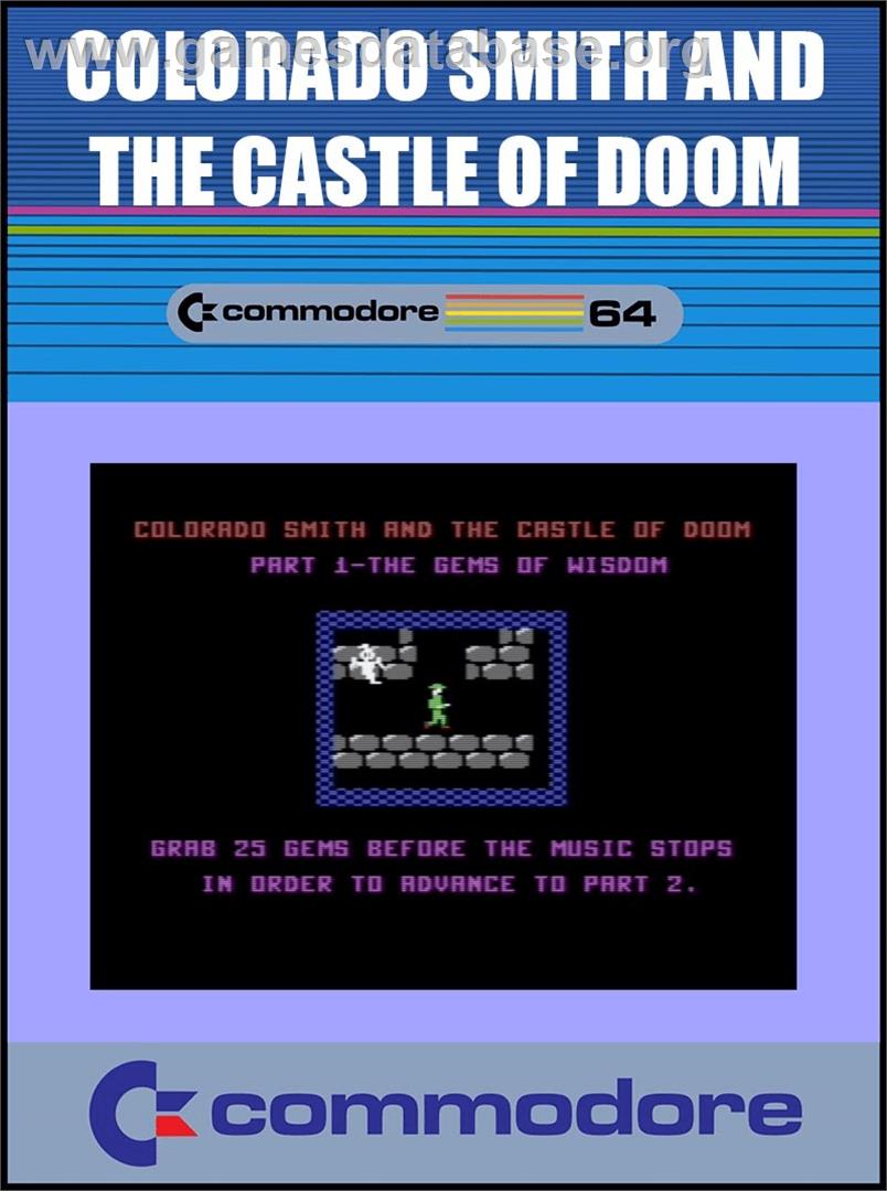 Colorado Smith and the Castle of Doom - Commodore 64 - Artwork - Box