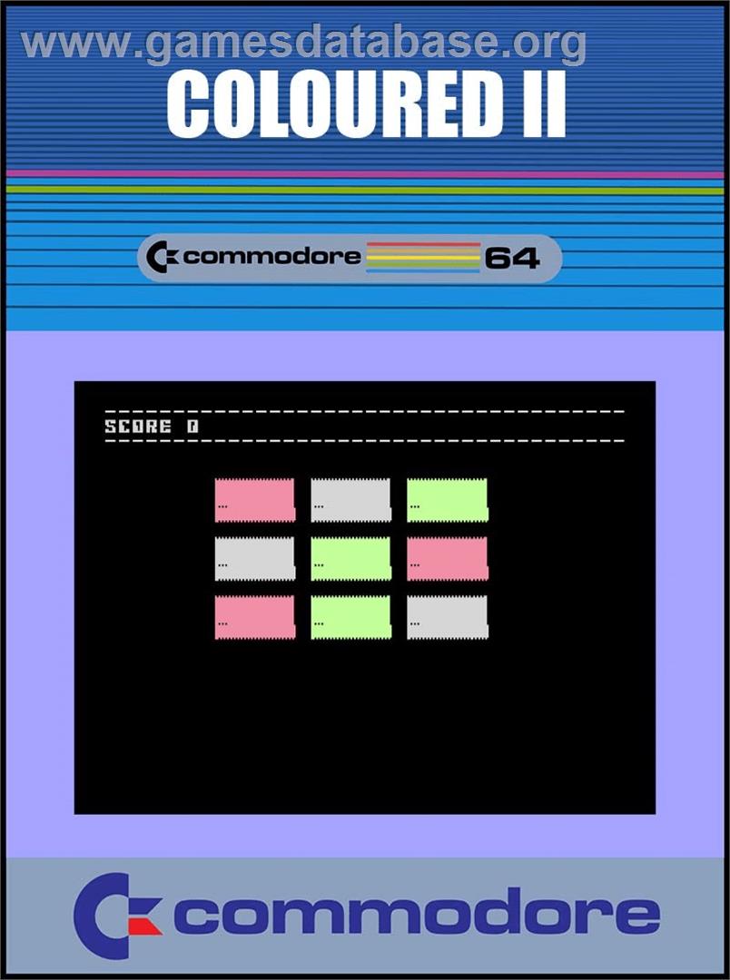 Coloured 2 - Commodore 64 - Artwork - Box