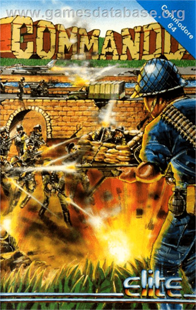 Commando - Commodore 64 - Artwork - Box