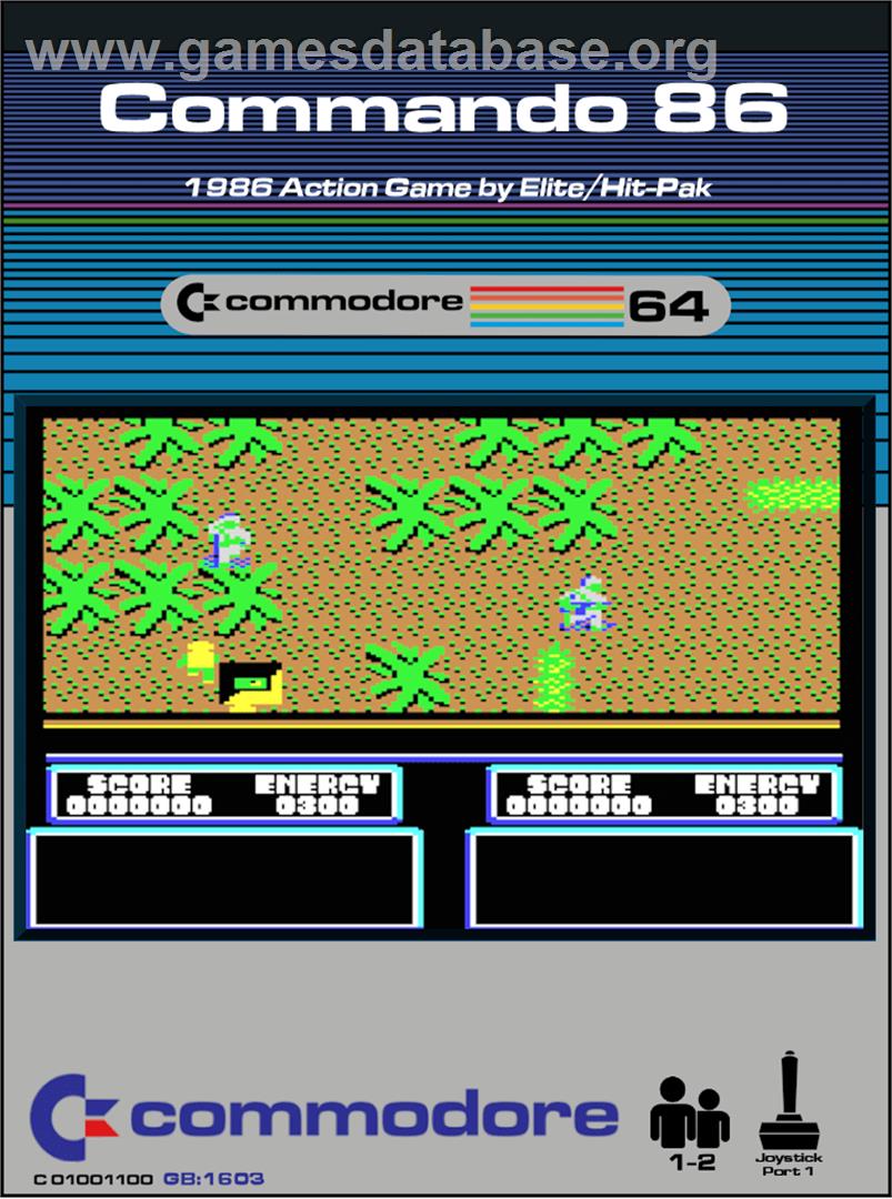 Commando 86 - Commodore 64 - Artwork - Box