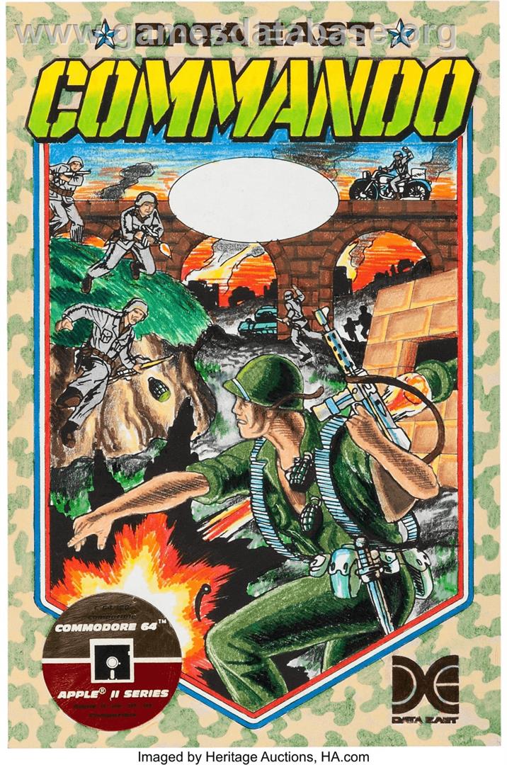 Commando Arcade - Commodore 64 - Artwork - Box