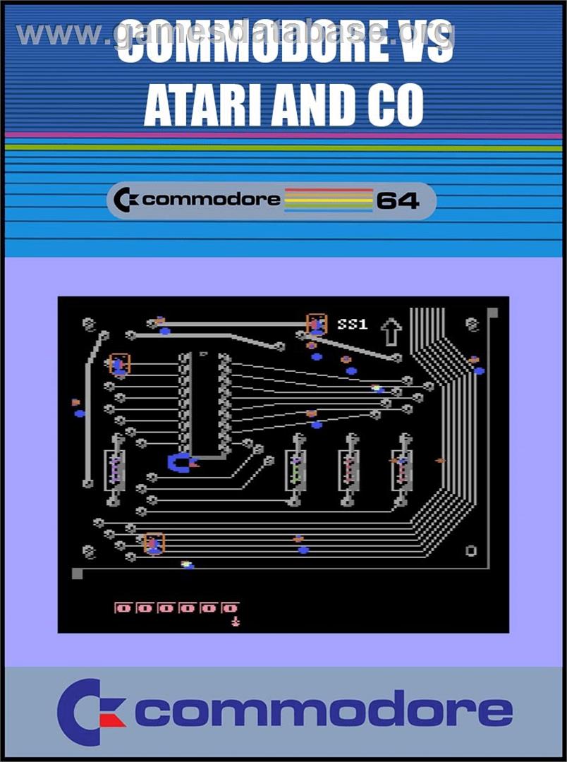 Commodore Vs Atari And Co - Commodore 64 - Artwork - Box