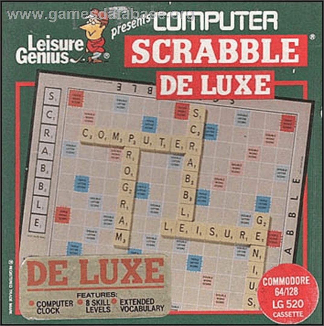 Computer Scrabble De Luxe - Commodore 64 - Artwork - Box