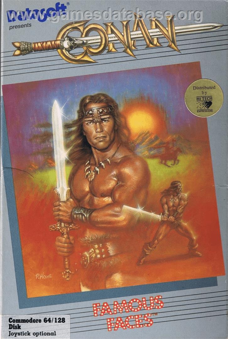 Conan (Datasoft) - Commodore 64 - Artwork - Box
