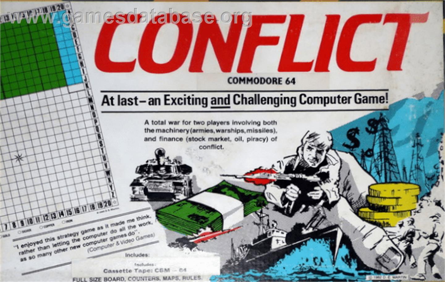 Conflict - Commodore 64 - Artwork - Box