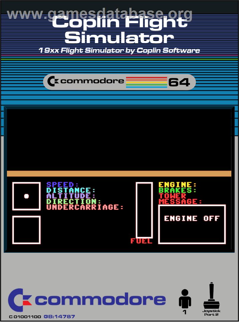 Coplin Flight Simulator - Commodore 64 - Artwork - Box