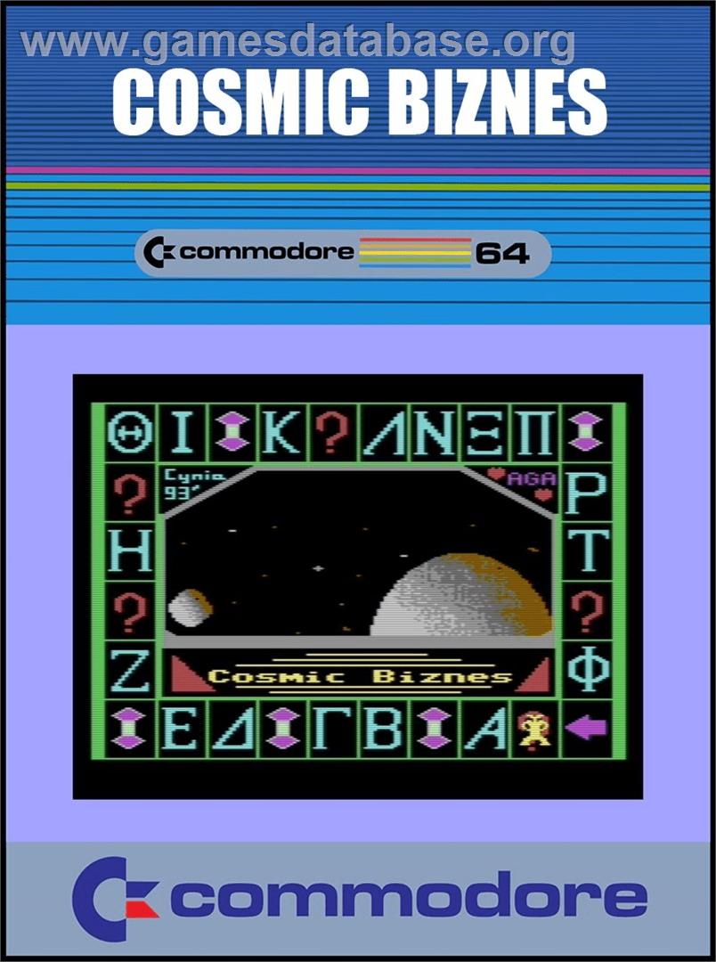 Cosmic Biznes - Commodore 64 - Artwork - Box