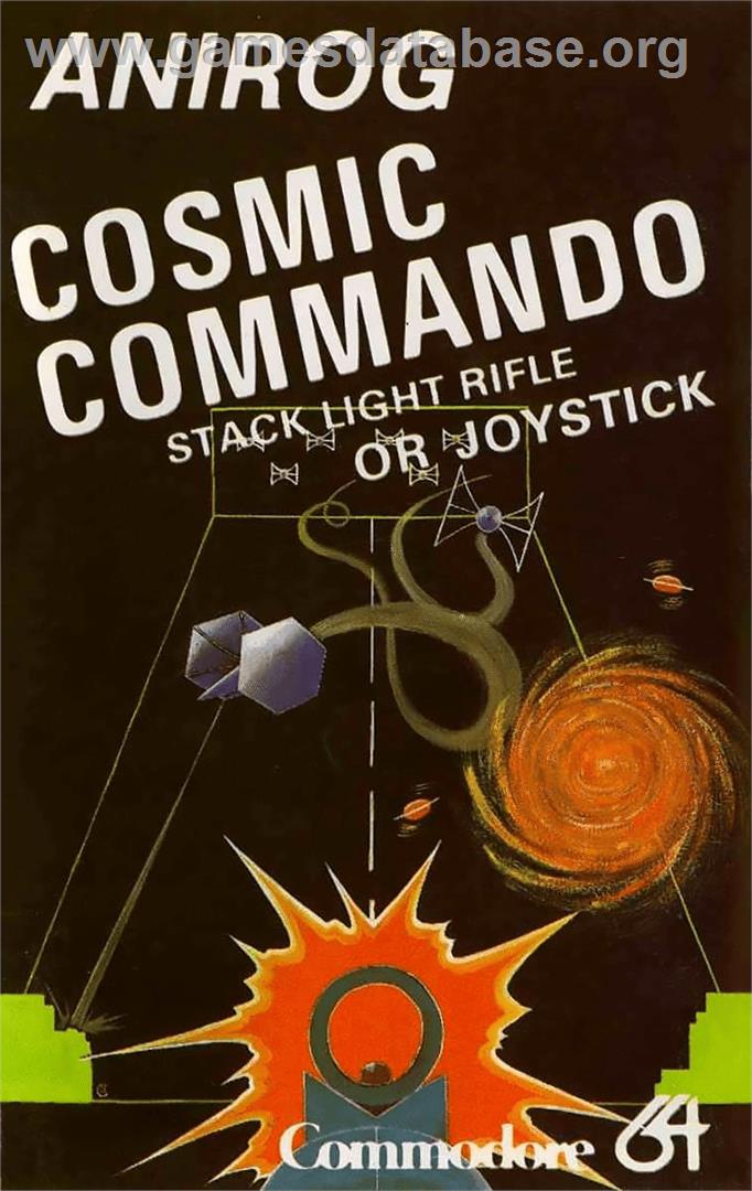 Cosmic Commando - Commodore 64 - Artwork - Box
