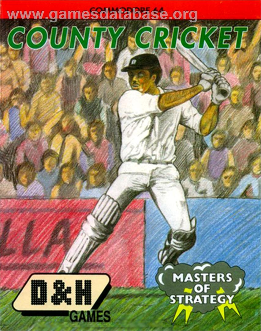County Cricket - Commodore 64 - Artwork - Box