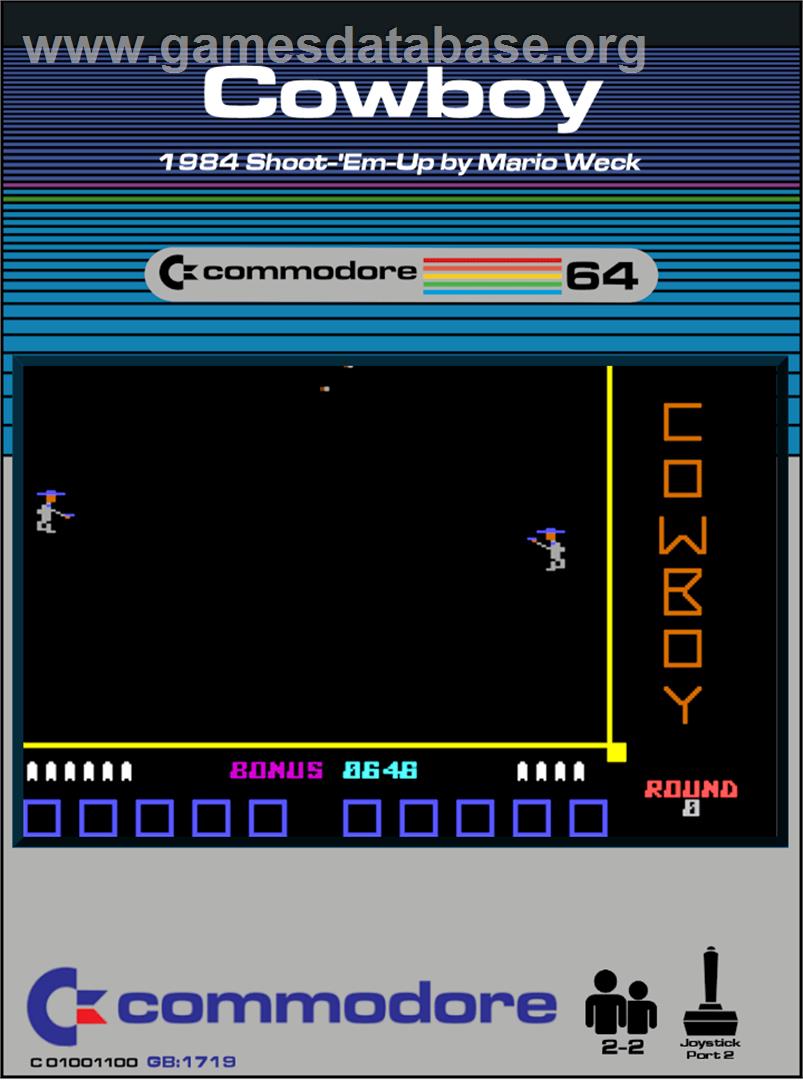Cowboy - Commodore 64 - Artwork - Box