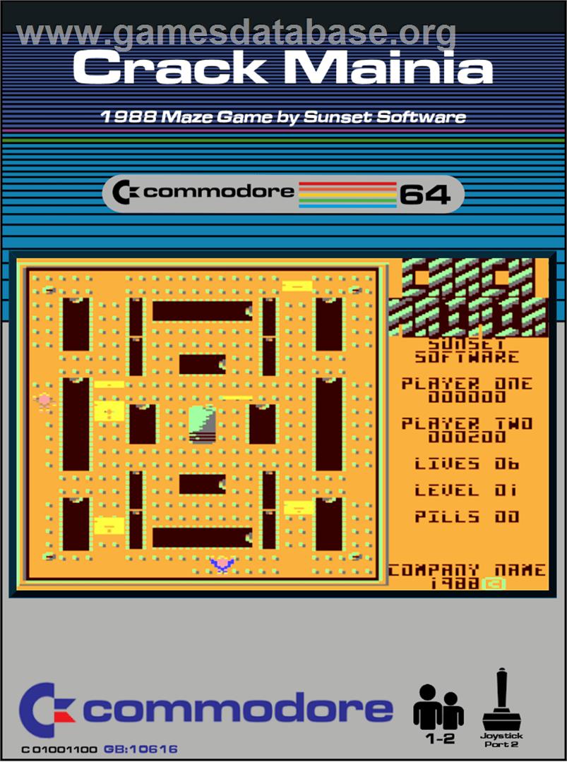 Crack Mainia - Commodore 64 - Artwork - Box
