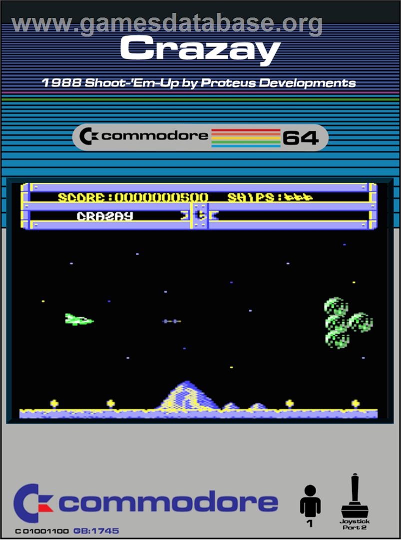 Crazay - Commodore 64 - Artwork - Box