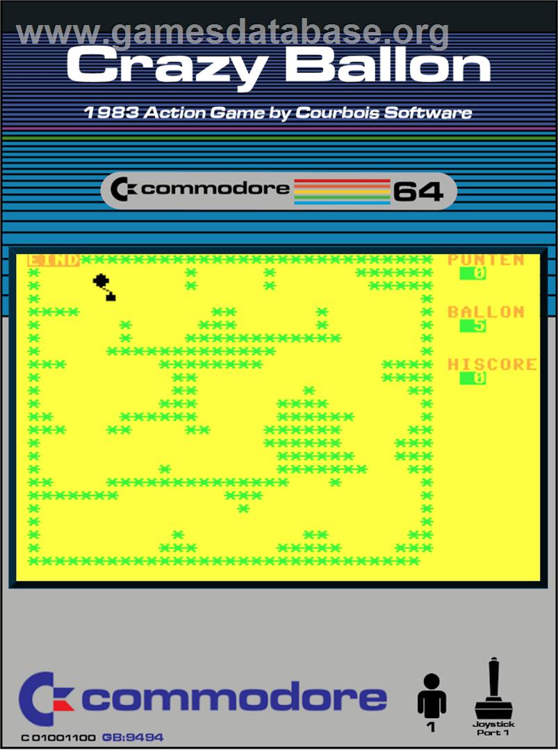 Crazy Ballon - Commodore 64 - Artwork - Box