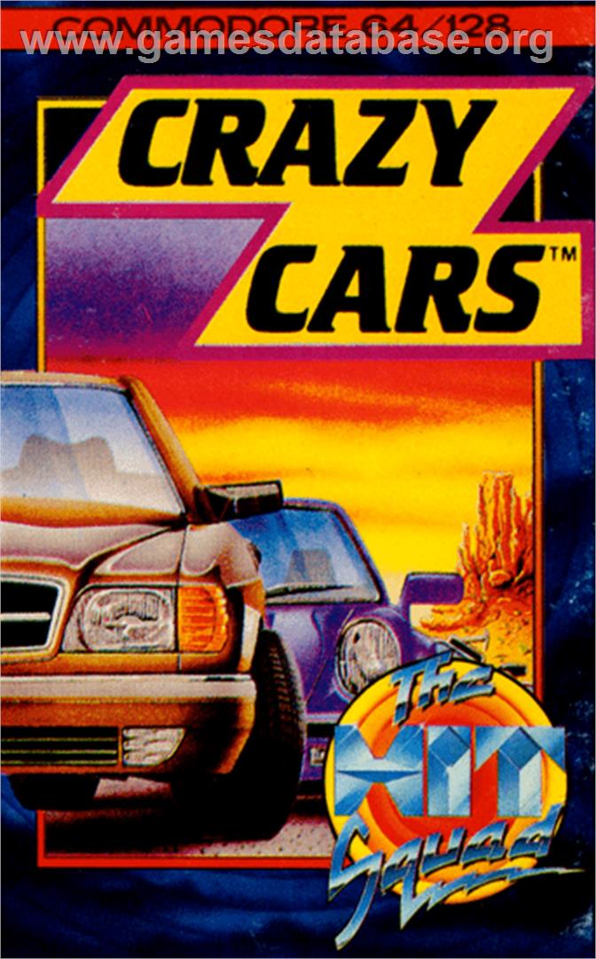 Crazy Cars - Commodore 64 - Artwork - Box