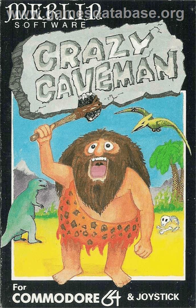 Crazy Caveman - Commodore 64 - Artwork - Box