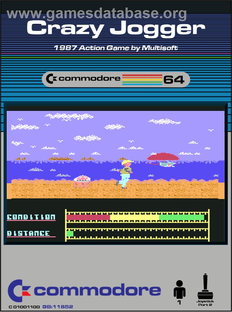 Crazy Jogger - Commodore 64 - Artwork - Box