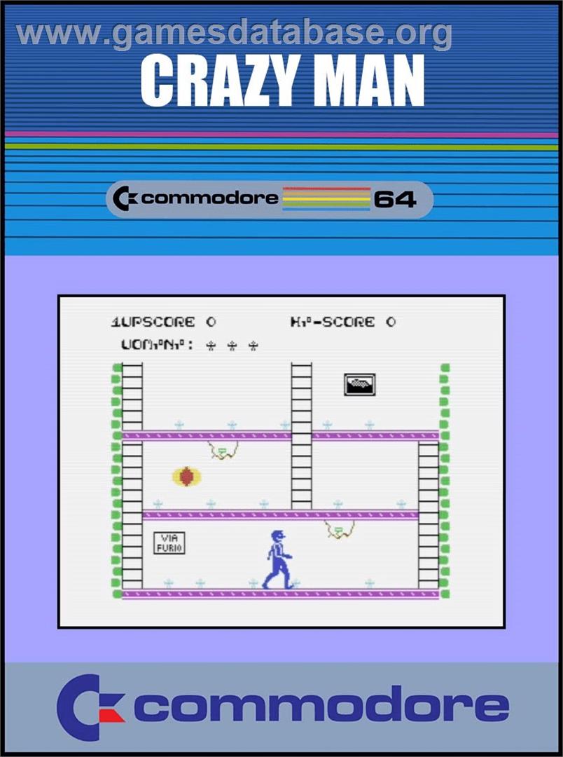 Crazy Man - Commodore 64 - Artwork - Box