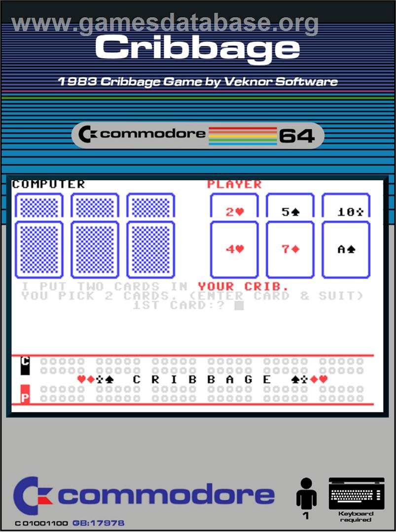Cribbage - Commodore 64 - Artwork - Box