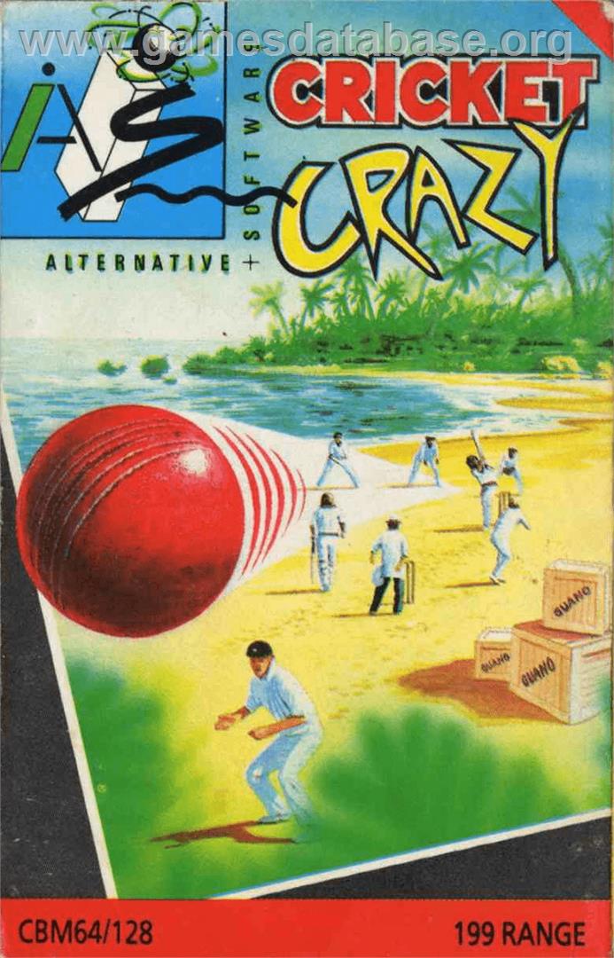Cricket Crazy - Commodore 64 - Artwork - Box