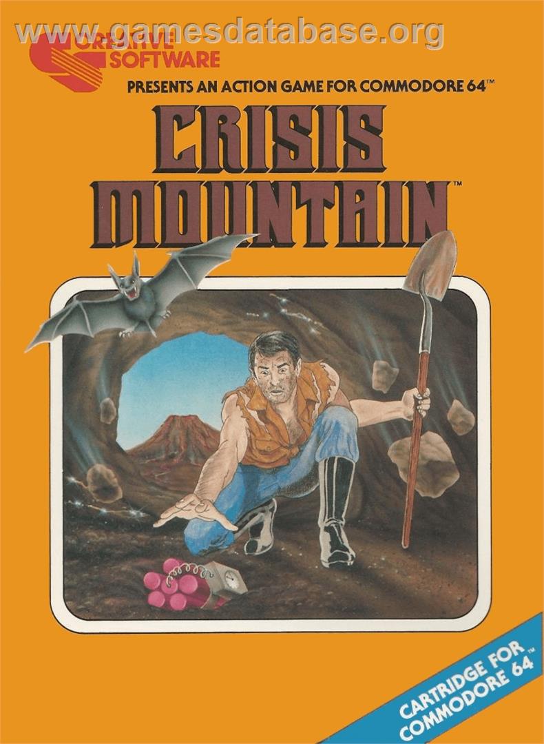 Crisis Mountain - Commodore 64 - Artwork - Box