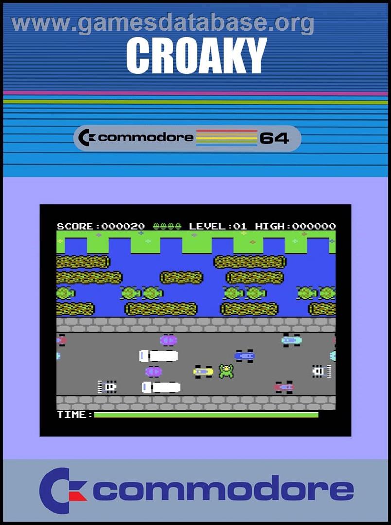 Croaky - Commodore 64 - Artwork - Box