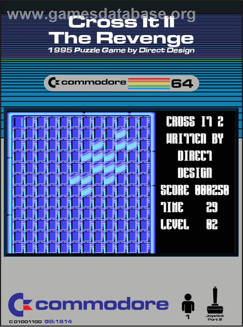 Cross It 2 - The Revenge - Commodore 64 - Artwork - Box